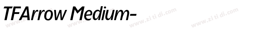 TFArrow Medium字体转换